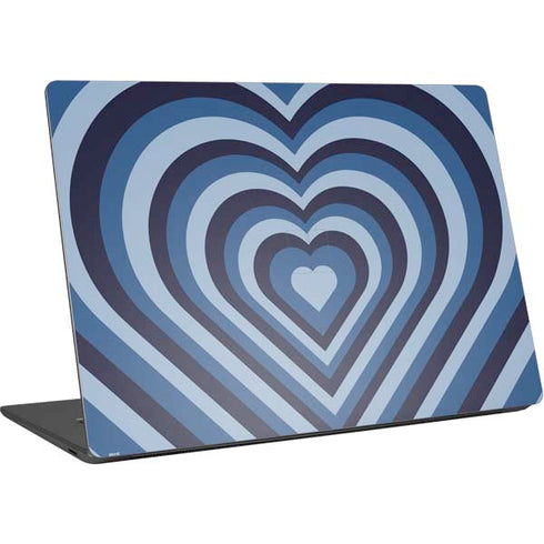 Blue Heart Pattern Surface Laptop 4 15in Skin