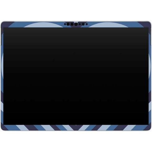 Blue Heart Pattern Surface Pro 9 Skin