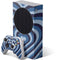 Blue Heart Pattern Xbox Series S Bundle Skin
