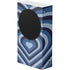 Blue Heart Pattern Xbox Series S Console Skin