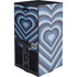 Blue Heart Pattern Xbox Series X Console Skin