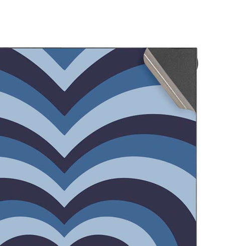 Blue Heart Pattern Xbox Series X Console Skin
