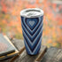 Blue Heart Pattern Yeti 20oz Tumbler Skin