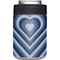 Blue Heart Pattern Yeti Colster Can Insulator Skin