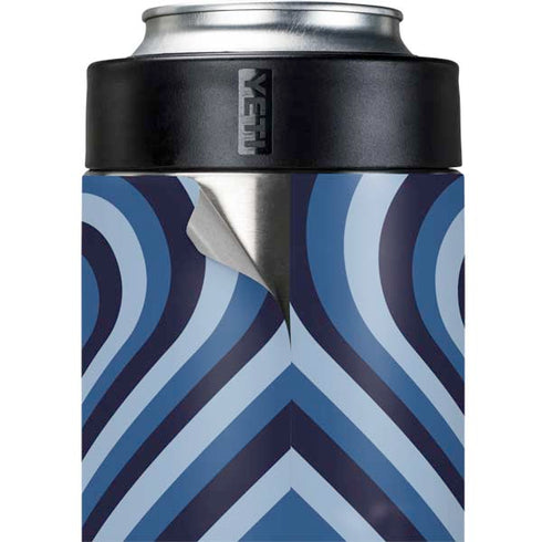Blue Heart Pattern Yeti Colster Can Insulator Skin