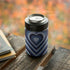 Blue Heart Pattern Yeti Colster Can Insulator Skin