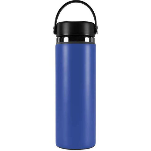 Blue Solid Hydro Flask 20oz Wide Mouth Skin