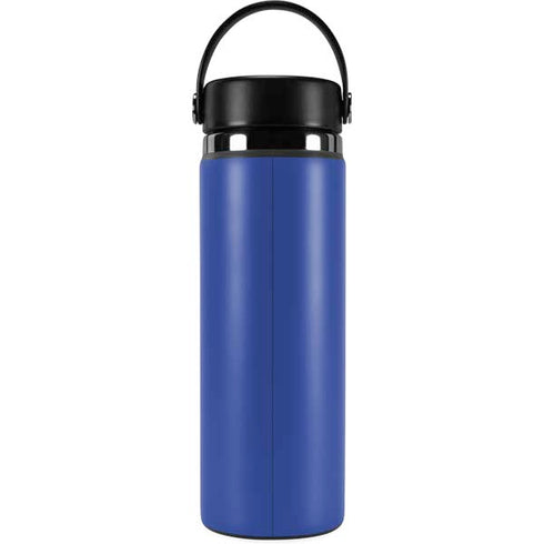 Blue Solid Hydro Flask 20oz Wide Mouth Skin