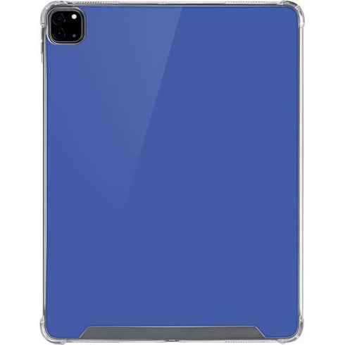 Blue Solid iPad Pro 12.9in (2020) Clear Case