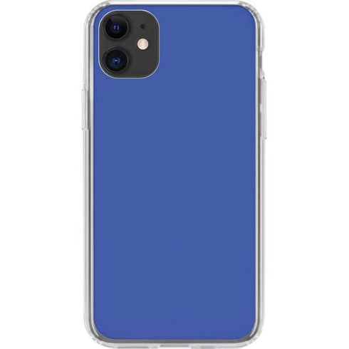 Blue iPhone 11 Clear Case