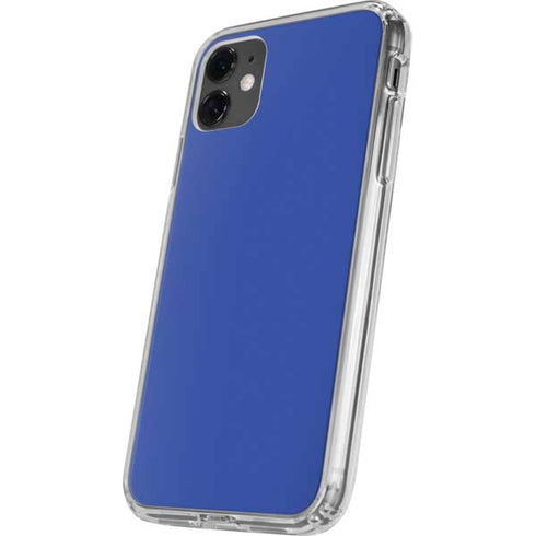 Blue iPhone 11 Clear Case