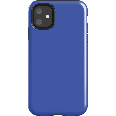 Blue Solid iPhone 11 Impact Case
