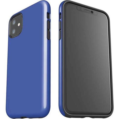 Blue Solid iPhone 11 Impact Case