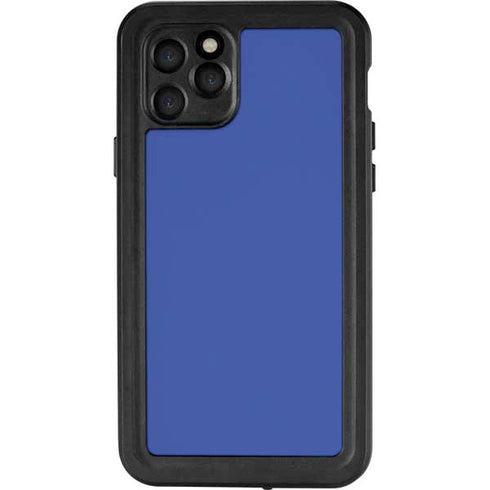 Blue Solid iPhone 11 Pro Waterproof Case
