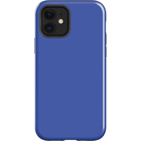 Blue Solid iPhone 12 Impact Case