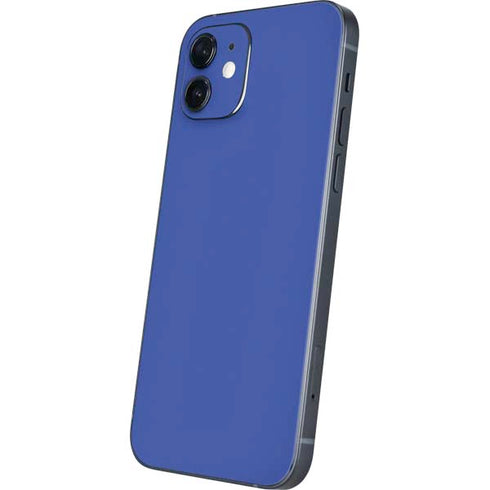 Blue Solid iPhone 12 Skin