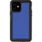 Blue Solid iPhone 12 Waterproof Case
