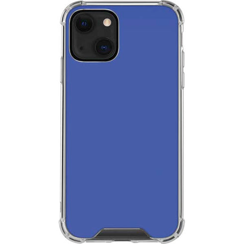 Blue Solid iPhone 13 Mini Clear Case