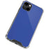Blue Solid iPhone 14 Clear Case