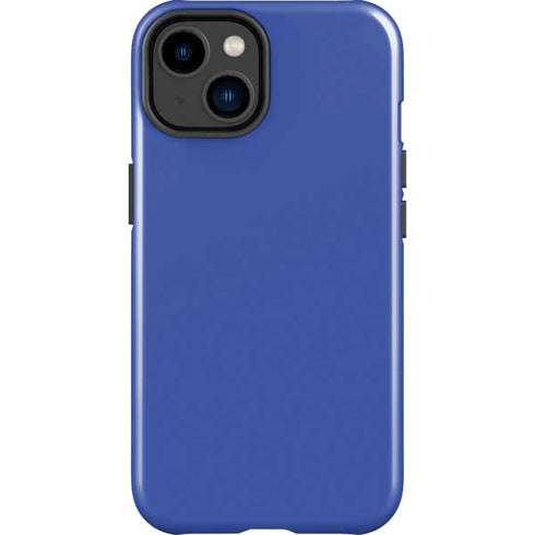 Blue Solid iPhone 14 Plus Impact Case