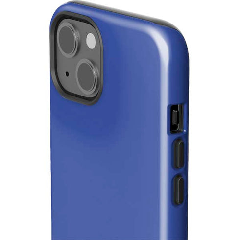 Blue Solid iPhone 14 Plus Impact Case