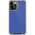 Blue Solid iPhone 14 Pro Max Clear Case