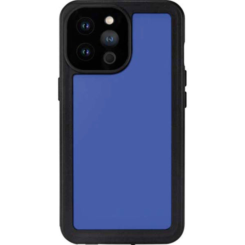 Blue Solid iPhone 14 Pro Max Waterproof Case