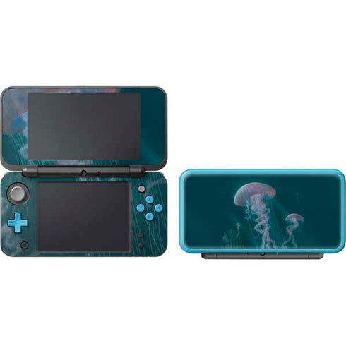 Vincent Hie Blue Jellyfish Nintendo 2DS XL (2017) Skin