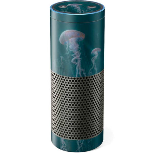Vincent Hie Blue Jellyfish Amazon Echo Skin