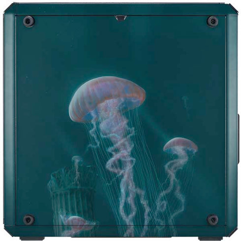 Vincent Hie Blue Jellyfish Cooler Master MasterBox Q300L Mini Tower Skin