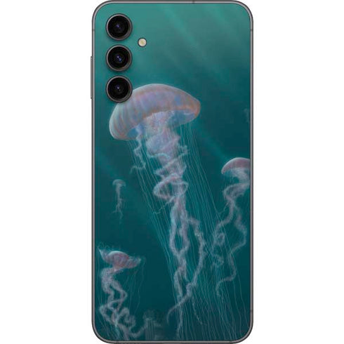 Vincent Hie Blue Jellyfish Galaxy A14 5G Skin