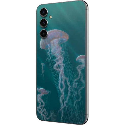 Vincent Hie Blue Jellyfish Galaxy A14 5G Skin