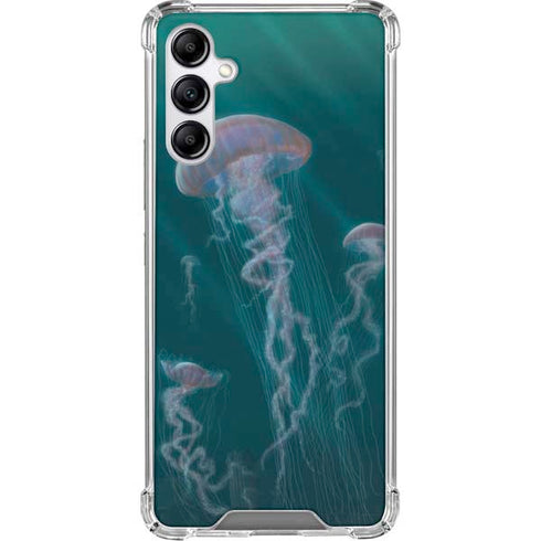 Blue Jellyfish by Vincent Hie Galaxy A15 5G Clear Case