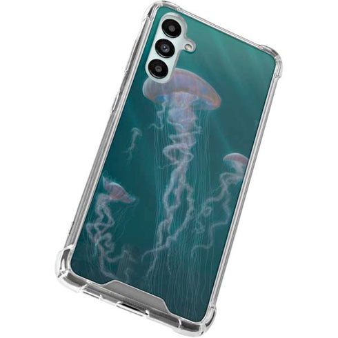 Blue Jellyfish by Vincent Hie Galaxy A15 5G Clear Case