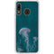 Vincent Hie Blue Jellyfish Galaxy A20 Clear Case