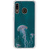Vincent Hie Blue Jellyfish Galaxy A20 Clear Case