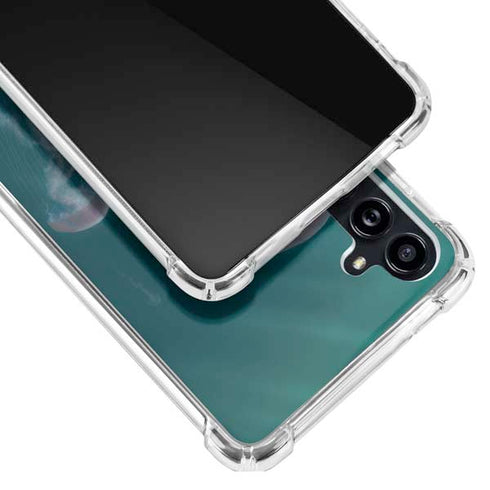Blue Jellyfish by Vincent Hie Galaxy A54 5G Clear Case