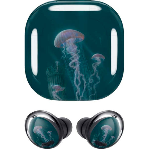 Vincent Hie Blue Jellyfish Galaxy Buds Pro Skin