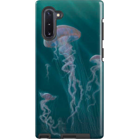 Vincent Hie Blue Jellyfish Galaxy Note 10 Pro Case