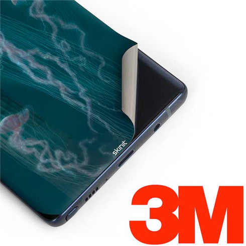 Vincent Hie Blue Jellyfish Galaxy Note 9 Skin