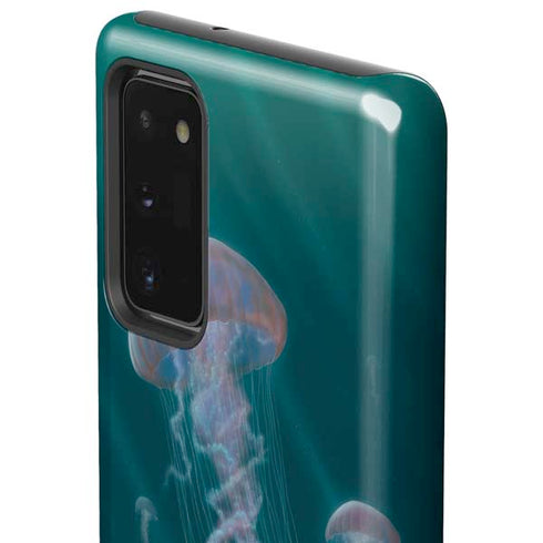 Vincent Hie Blue Jellyfish Galaxy Note20 5G Pro Case