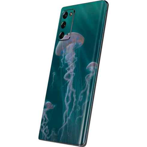 Vincent Hie Blue Jellyfish Galaxy Note20 5G Skin
