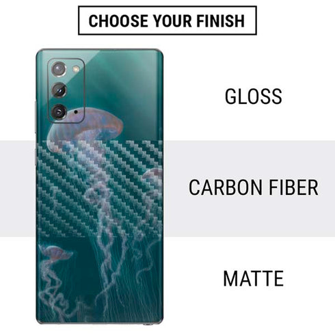 Vincent Hie Blue Jellyfish Galaxy Note20 5G Skin