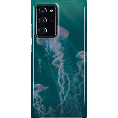 Vincent Hie Blue Jellyfish Galaxy Note20 Ultra 5G Lite Case
