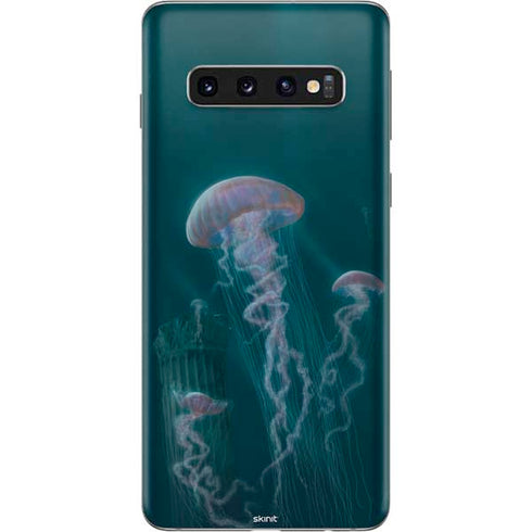 Vincent Hie Blue Jellyfish Galaxy S10 Skin