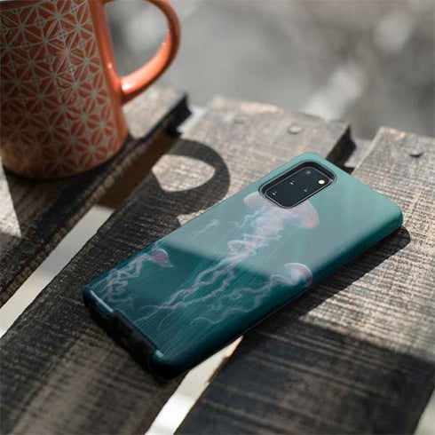 Vincent Hie Blue Jellyfish Galaxy S20 Plus Pro Case