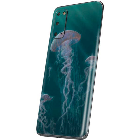 Vincent Hie Blue Jellyfish Galaxy S20 Skin