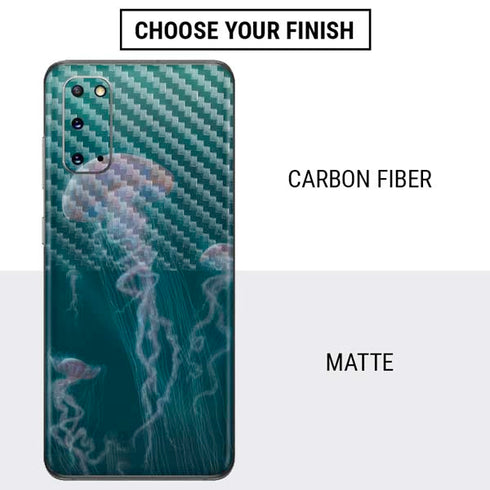 Vincent Hie Blue Jellyfish Galaxy S20 Skin