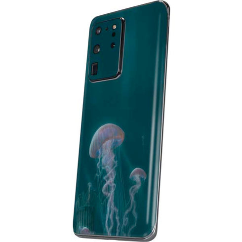 Vincent Hie Blue Jellyfish Galaxy S20 Ultra 5G Skin
