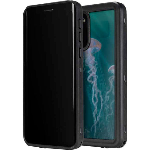 Vincent Hie Blue Jellyfish Galaxy S20 Waterproof Case